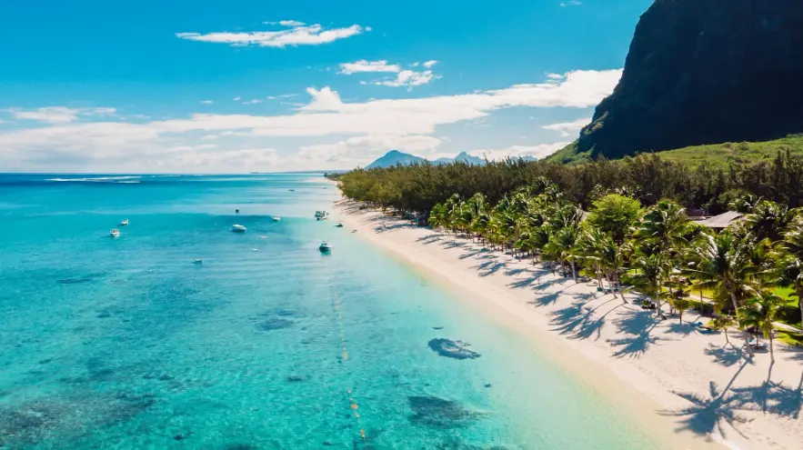 Vue panoramique des Caraïbes pour la location de voiture